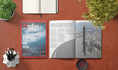 Magazine banner branding corporate identity design design indesign indesign template magazine magazine design photoshop