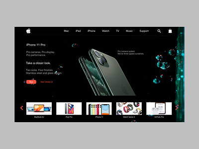 Apple Web ui ux