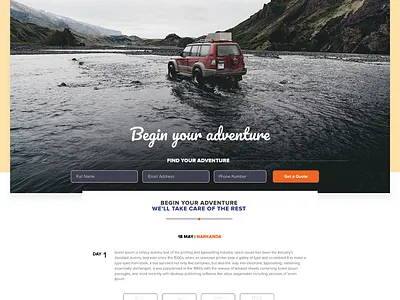 Adventure creative design design desktop graphic design interface prototype ui uiux ux wireframe design