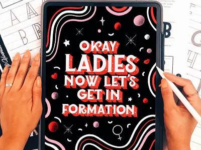 Beyonce art calligraphy design hand lettering handlettered handlettering lettering letters type typography