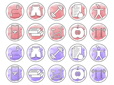 10 Free Sport Instagram Story Highlight Icons free freebie graphics icons vector