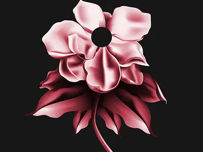 Magnolia bold contrasting design flower flower illustration gradient graphic graphic design illustration magnolia vector vector art vector illustration