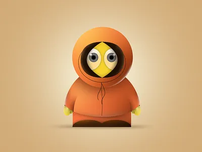 Kenny 3d 3dmodel cartoon cartoon character illustrator kenny south park vector