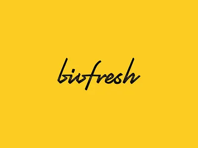 biofresh animation branding design flat logo logodesign logotype vector