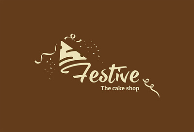 Festive a cake shop logo branding cake shop cake shop logo logo logo design branding logo design concept logo designs logodesign logos