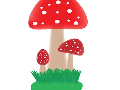 Day 7 - Mushrooms 100daychallenge 100daysofvector illustration illustrator