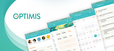 optimis branding logo design mobile app design ui design ux design