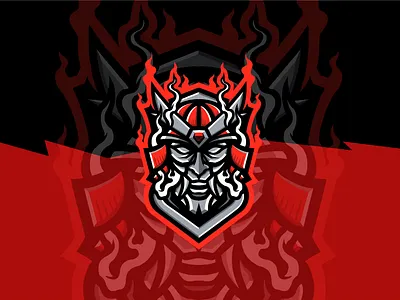 ronin samurai logo esports branding esport esportlogo gaming gaminglogo illustration logo mascot mascotlogo