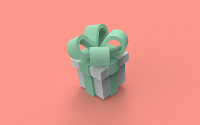 Gift Box 3d art box game gift box ico present reward