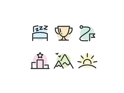 Fitness Icons exercise fitness health icon icon set icons illustration line vector workout