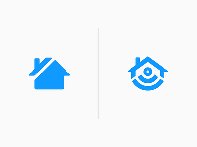 Smart House - Logo Exploration concept house icon letter logo logo design logodesign logotype mark minimal smart home smarthouse wi fi
