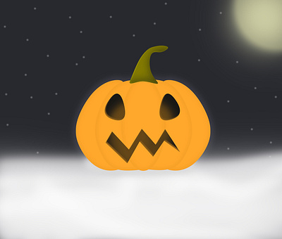 Scare-dy Night halloween image pumpkin simple