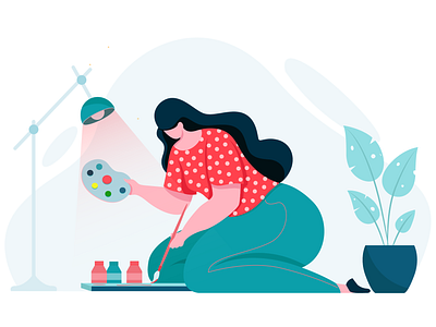 artist character design colors concept design digital flat vector illustration vector