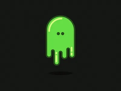 SLIME GHOST boo dribbble ghost spooky warm up weekly warm up