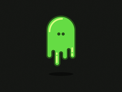 SLIME GHOST boo dribbble ghost spooky warm up weekly warm up