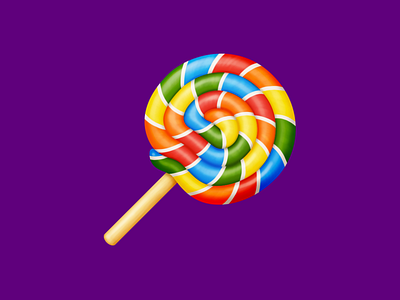 🍭 Lollipop – U+1F36D candy emoji facebook food icon lollipop sucker sweets