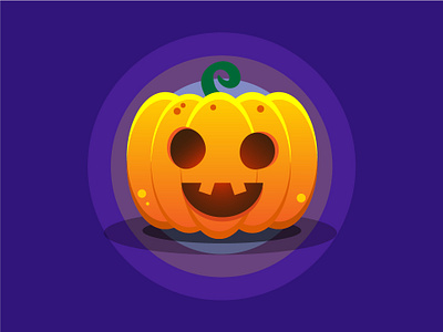 Simple Cute pumpkin halloween holiday pumpkin scary spooky