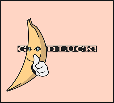 Good/Banana ! adobe adobe illustrator banana good illustration illustrator like luck vector vectore vectorillustration