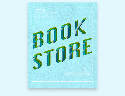 bookstore poster design book bookstore branding digital graphic design illustration poster poster art poster design typography