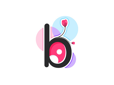 Abstract logo abstract b beauty beautyful bridal flower logo logos ornament typography vector art vector illustration