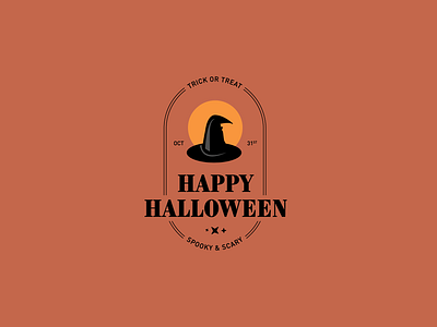 Happy Halloween! halloween happy halloween moon october orange scary spooky trickortreat witch witch hat