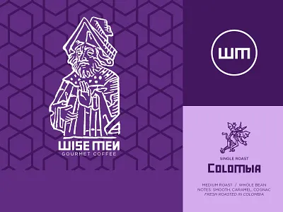 Wise Men Coffee | Branding and Packaging branding dwayne adams graphicdesign illustration logo photoshop