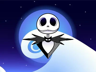 The Pumpkin King animation app art branding character color creative design disney flat graphic design icon illustration illustrator jack skellington logo nightmare before christmas pattern ui vector