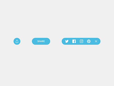 Daily UI 010 - Social Share daily ui daily ui challenge design flat mobile ui design sketchapp ui user experience user interface ux