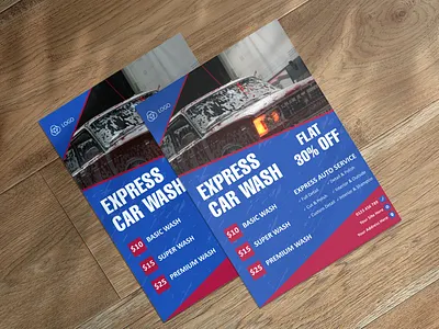 Auto Detailing & Car Wash Flyer auto detailing flyer business flyer car cleaning service car service promotion car wash advertising car wash flyer car wash poster editable car wash flyer flyer design graphic design marketing flyer minimalist flyer modern flyer design professional print design psd flyer template