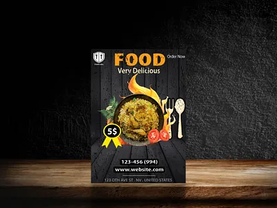 FLYER a4 banner design flyer flyer design flyers graphic design mockup poster poster design restaurant roll up banner signage unique design yard sign