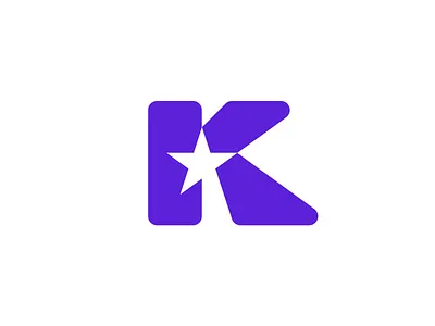 Letter K + Star affinity design blackpink brand branding design graphic design k star kdrama korea kpop logo south korea