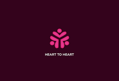 Branding for Educational Charity Organization ✦ Heart to Heart branding graphic design illustration logo logo design vector