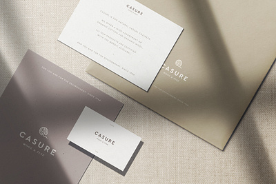 CASURE - Brand Design brand design branding design designstudio graphicdesign logo minimalism minimalistic print print design typography