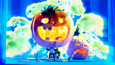 Halloween art design halloween illustration pumkin