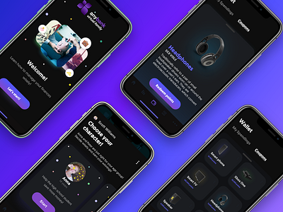 Dark mode | iOS app bank clean concept coupons dark dark app dark mode dark ui darkmode financial fintech gamification leftaligned marketplace minimalism wallet