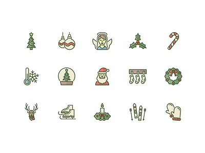 Christmas is coming christmas christmas icons christmas party christmas tree cold filled icons filled outline freezee icon set minimalist new years eve santa claus simple design simple icons winter winter icons