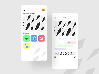 Video Editor App app design figma figmadesign flat icon illustration minimal shapes ui ui design ux uxdesign web design