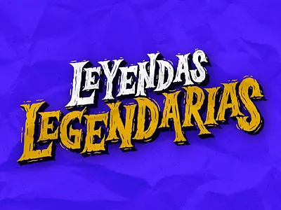 Leyendas Legendarias design halloween handlettering illustration legends lettering leyendas procreate texture type typography