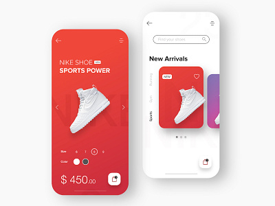 NIKE APPS app app design app ui nike app ui