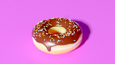 3D Donut 3d art visual art