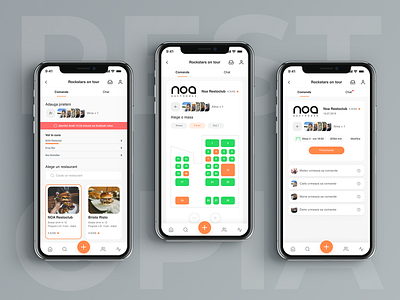 Restopia - Social & Food App app app design branding design food app illustration social social app typography ui ux