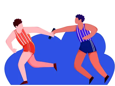 running man illustration