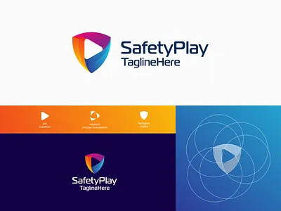 SafetyPlay LOGO DESIGN art awesome brand brand identity brandidentity branding color design forsale idea identity inspiration inspirations logo logo design logos nice play safety
