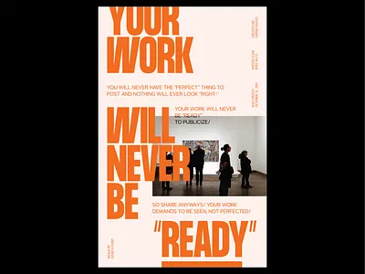 Poster a Day — 23 create every day graphic design layout poster poster a day share every day typography