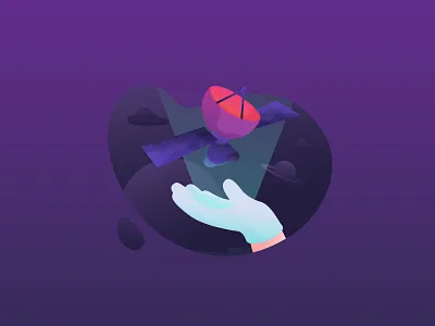 Television Rights design illustration satelite ui vector