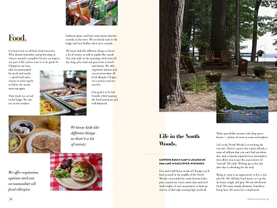 Brochure in Process brochure columns graphic design page layout