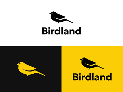 Birdland Logo Design animal logo animal logo design animal logos bird bird icon bird logo bird symbol birdland branding identity logo logo design logo designer logo mark logo mark design logo mark symbol logodesign logos yellow logo