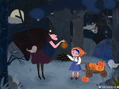 Halloween design illustration