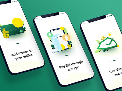 Wallet App for Financial Institution android app app design banking app branding clean ui concept design financial app graphic design icon illustration ios app ui ui ux ux wallet