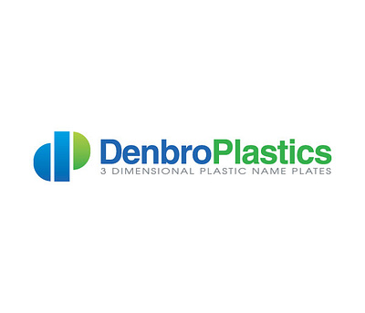 Dembro Plastics branding design logo plastic plates vector